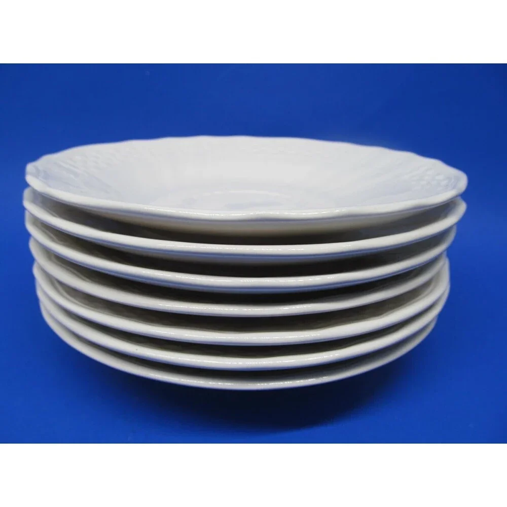 Mikasa Renaissance White Set Of 7 White 6 3/8